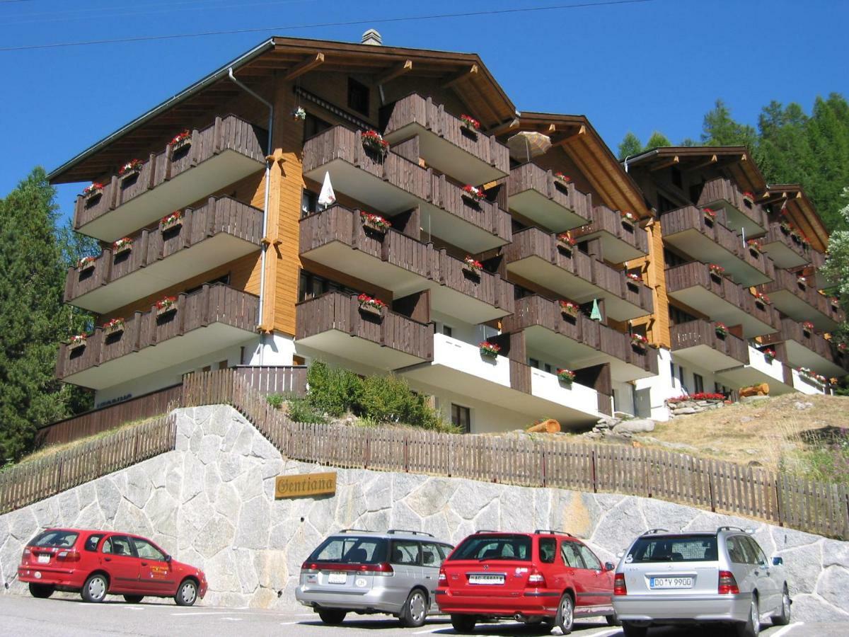 Haus Gentiana A Apartamento Grächen Exterior foto